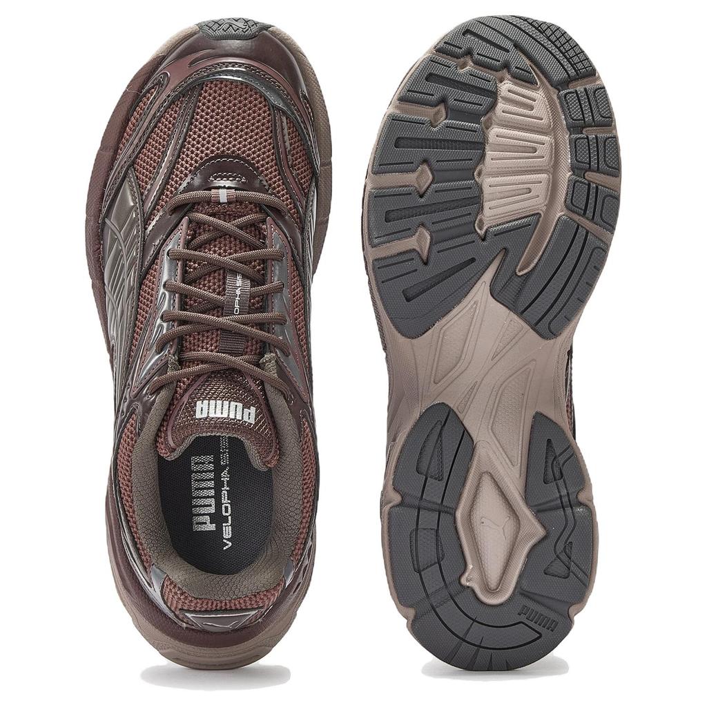 PUMA Velophasis Running Shoes Unisex Low-top Bright Brown