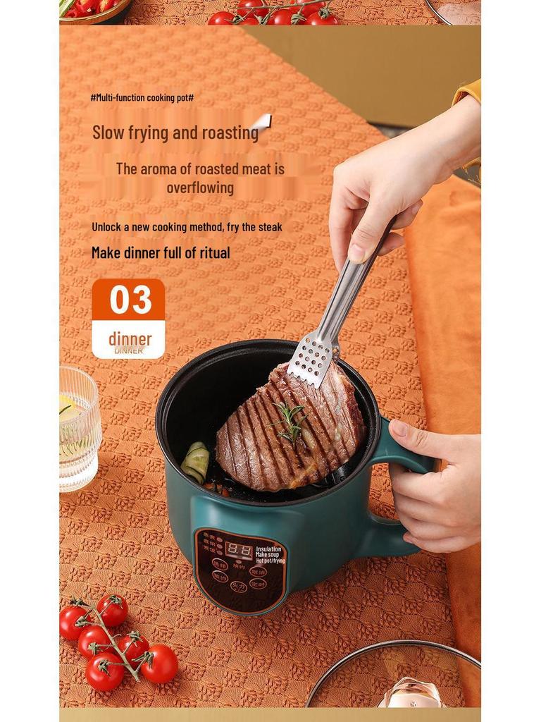 Mini Cocina Eléctrica Multifuncional Antiadherente para Residencias Estudiantiles y Hogares