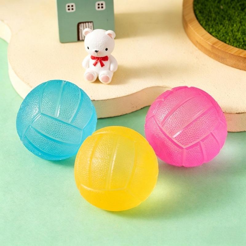 Soccer Stress Ball Maltose Squishy Toy Rugby/Football/Basketball Stress Relief Toy for Office Workers Students Relieve Anxiety