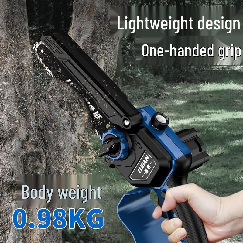 6-inch Cordless Brushless Electric Pruning Chainsaw CN plug (adapter included)