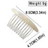 Exquisite Acetate Print Checkered Hair Comb Hairpin Vintage Side Hair Clip Hairgrip Fashion Hair Accessories For Women Headdress