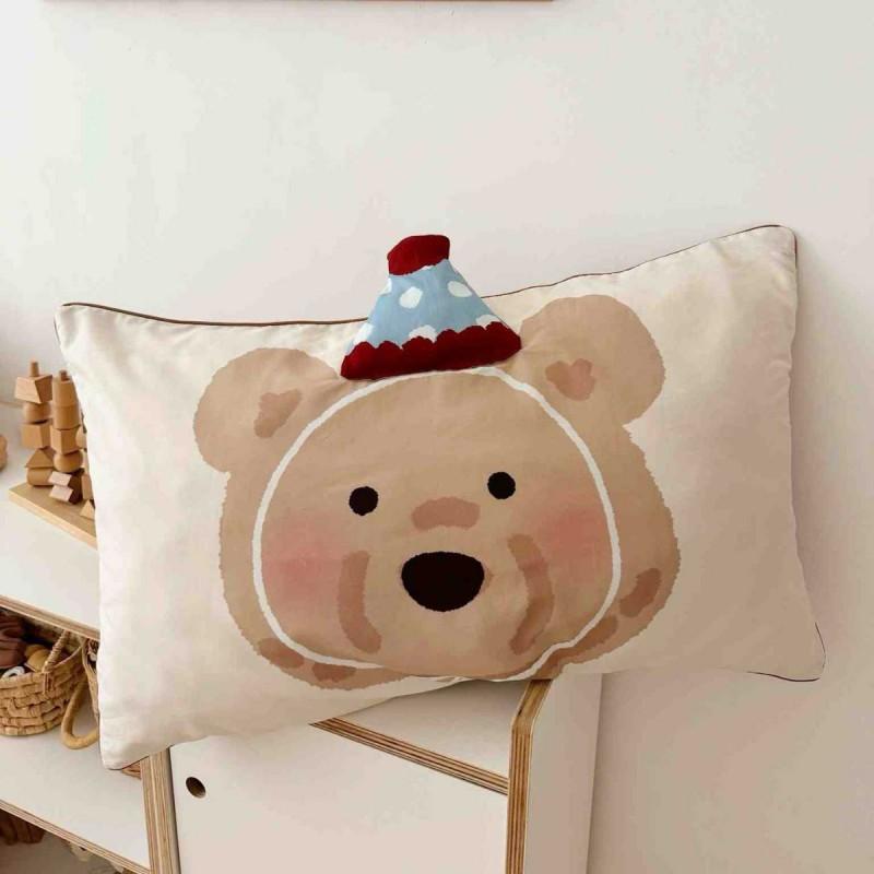 Soft Cotton Flannel Pillowcase Kids Adults 30x50cm 60s 100% Long Staple Printed Cartoon Design