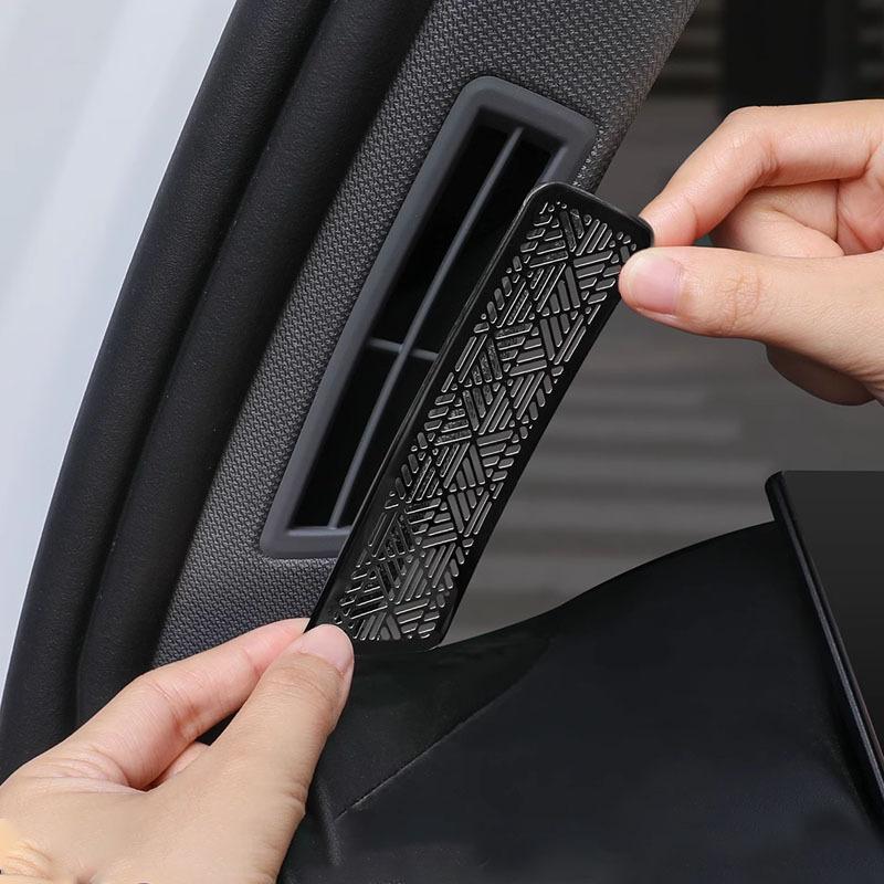 For BMW 5 Series i5 G60 G68 2024 Car Door A Pillar Speaker Audio Outlet Panel Cover Decal Stiker Metal Trim Interior Accessories