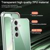 Skal för Samsung Galaxy S24 FE (passar inte S24) - Skydd Stötsäker Silikon Transparent + 2 Härdat Glas
