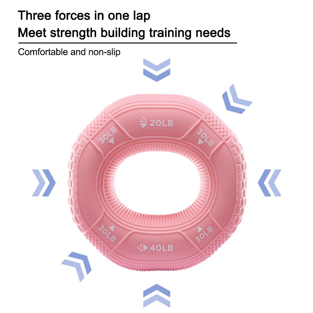 Hand Grippers,3 Level Resistance Silicone Hand Exerciser For Arm Strength,Hands Rehabilitation Training Silicone Grip Rings