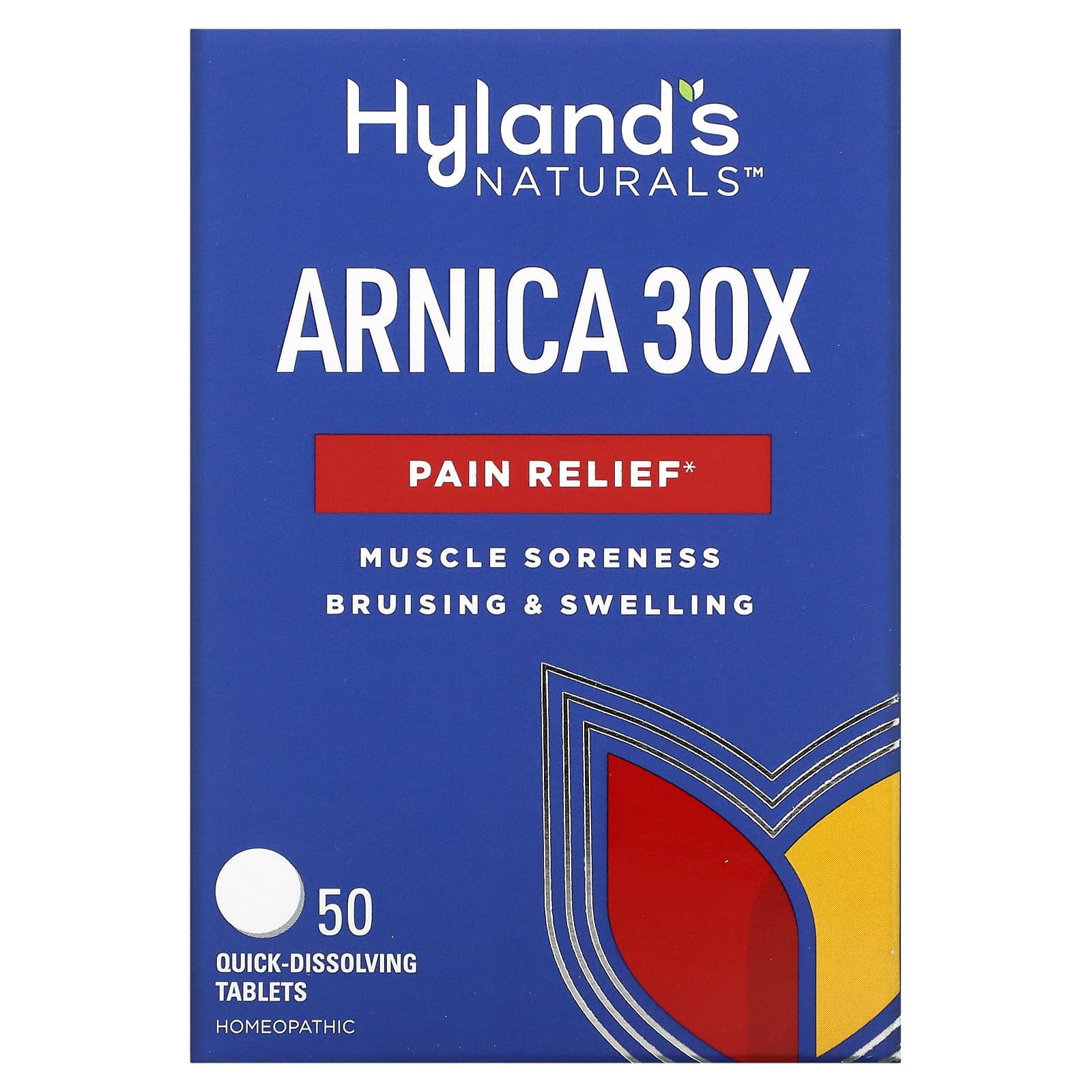 

Hyland s Naturals, Arnica 30X, 50 Fast Dissolving Tablets