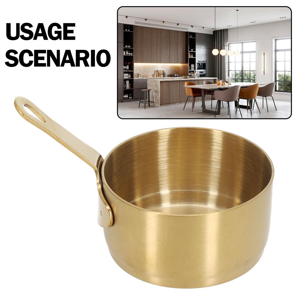 Suppentöpfe Sauce Pan Küche Lange Griff Milch Topf Mini