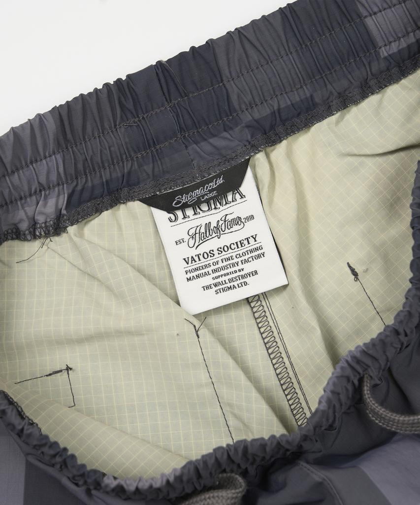 STIGMA Square Camouflage Short Pants Gray