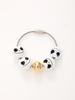 Independence Day & Halloween Sports Style Wooden Bead Keychain Bracelet