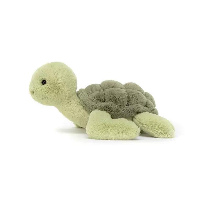Barcelona Bear & Sky Dragon Cream Turtle Plush Toy - Comforting Gift for Kids 28cm (0.14kg)