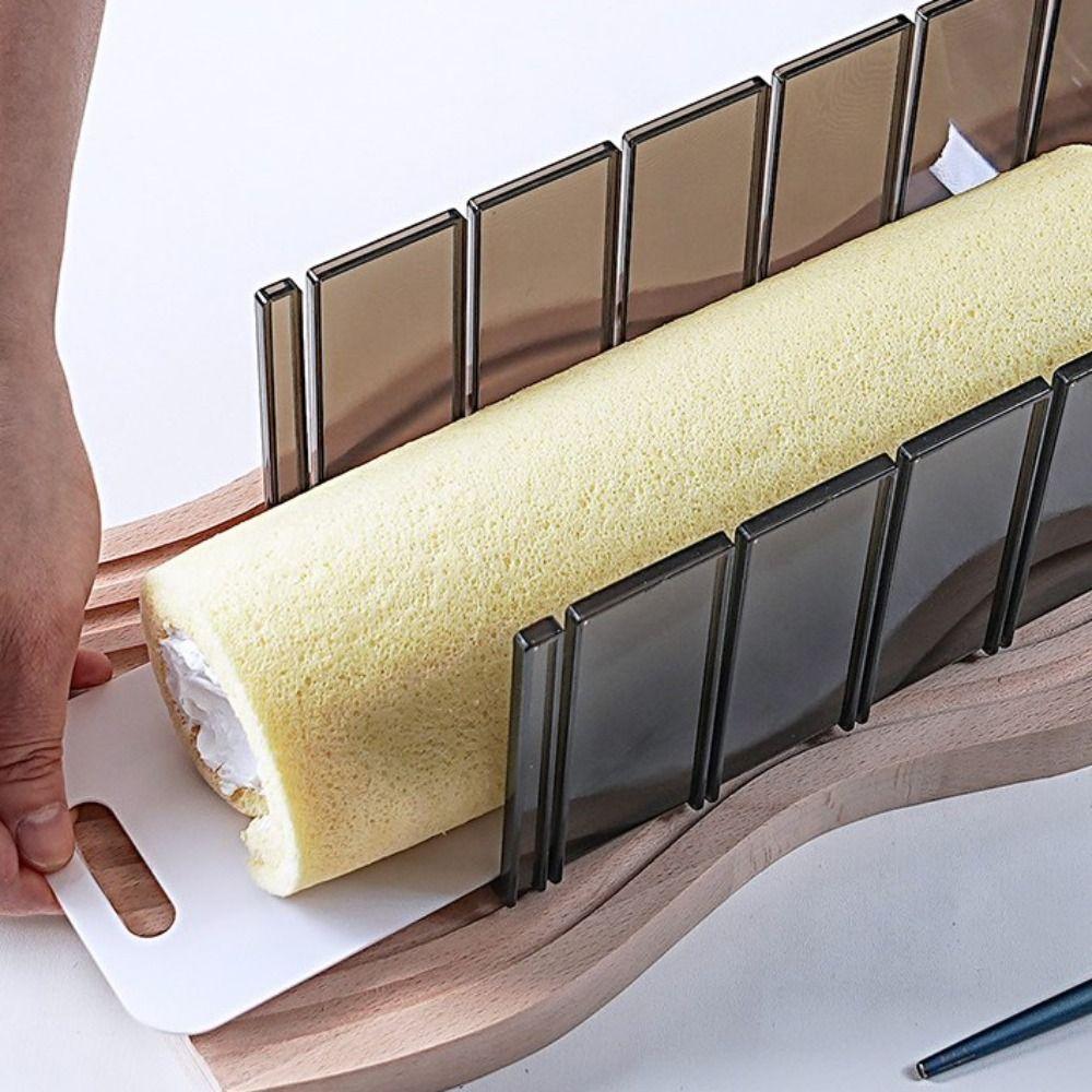 Accurate Cake Roll Cutter Plastic Cake Division Moulds Household Dough Thickness Guide  Bakery