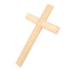Wooden Crucifix Wall Decor 30cm Simple Smoothly Polished Wood Wall Hanging Crucifix