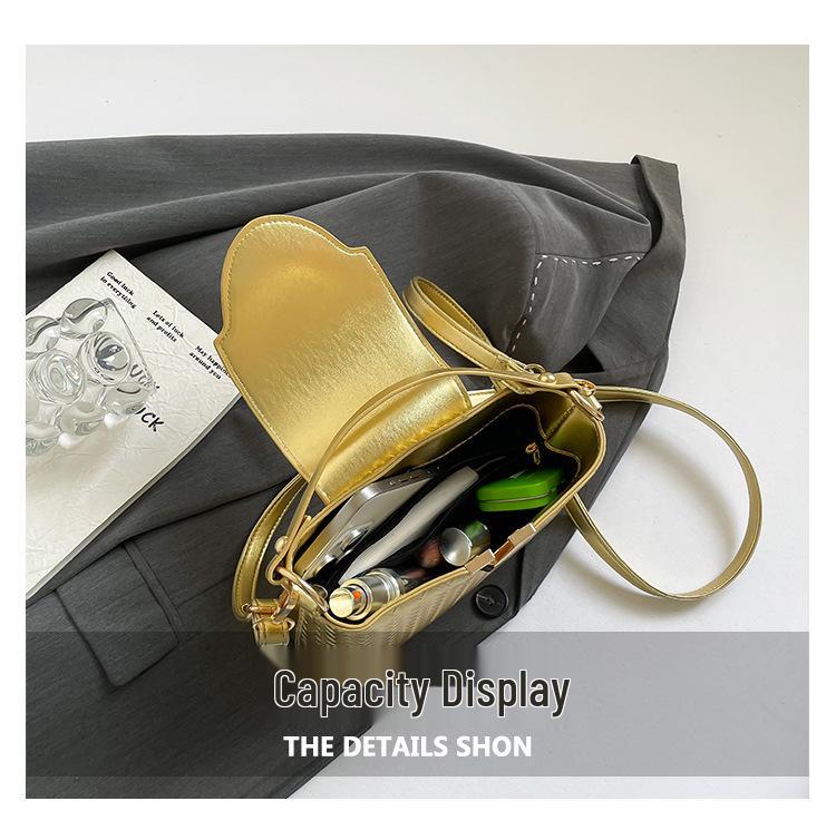 2025 Trendy Women's Square Shoulder Crossbody Bag - Stylish, Simple, and Casual Design