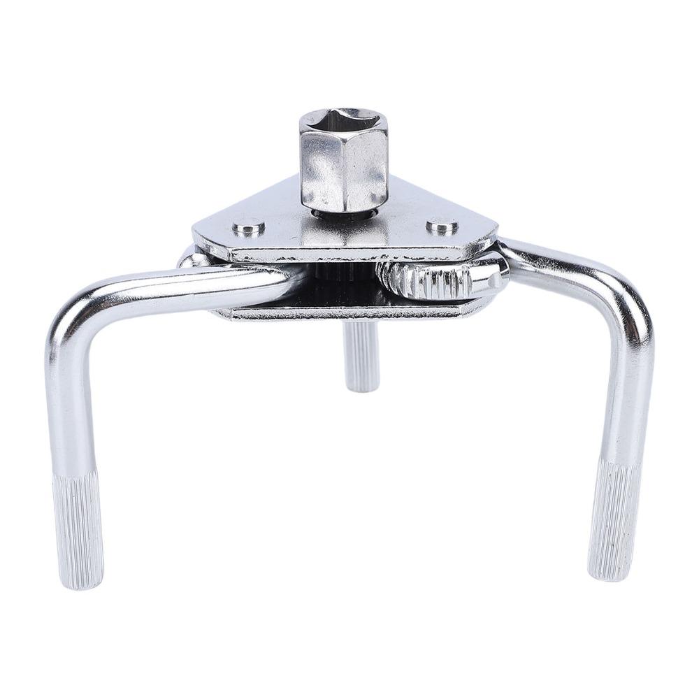 Sliver 3 Jaw Oil Filter Wrench Oil Filter Change Wrench  Trucks SUVs/Tractors/Motorcycles