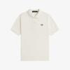 FRED PERRY [G6000] Women'S Plain Fred Perry Shirt - Ecru/Carrington Road Brick Afpf2436000-V13