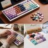 5 Pcs Handmade Craft Mechanical Keyboard Keycaps Fidget Toy Keychain Keyboard DIY