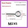 Closed Hook Eye Bolt Screw Ring Hanger - M2.5 to M8 Machine Thread