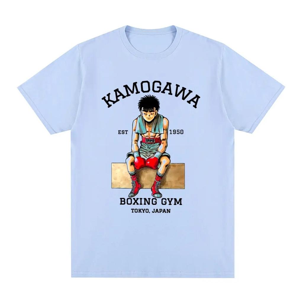 Hajime No Ippo KBG Design Vintage tričko Anime Funny Makunouchi Bavlněné Unisex tričko Nové tričko Dámské topy