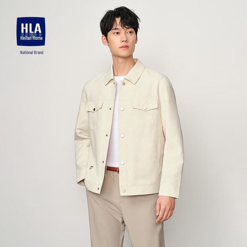 

HLA Men s Fashion Colorblock Casual Jacket 185/100A (54)