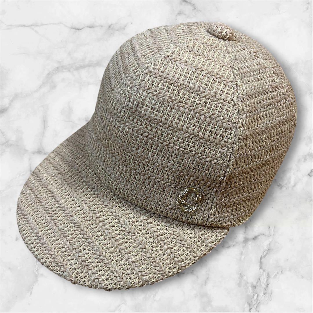 Used CA4LA Kashira HK AGAR Straw Hat Cap CAPLINER included