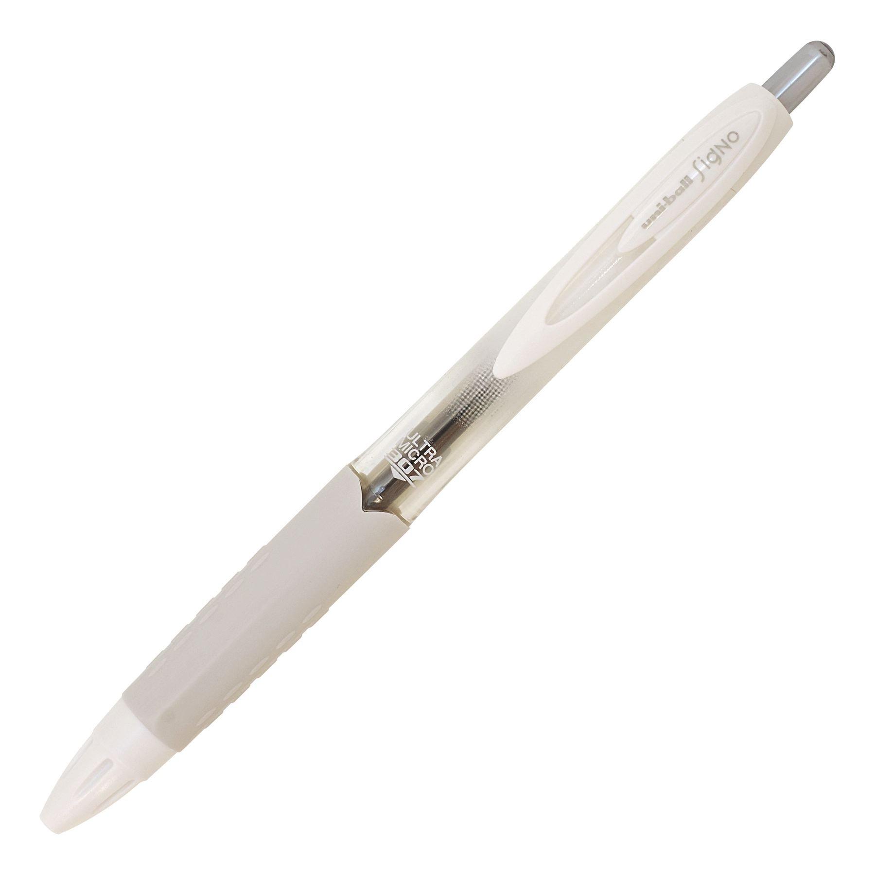 Гелевая шариковая ручка Mitsubishi Pencil Signo 307, 1 шт., Uni-ball, 0,38 мм, черная, UMN30738.24, чёрный