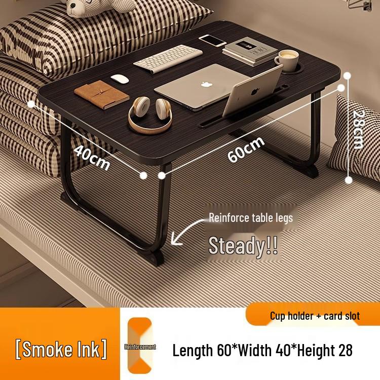 Foldable Bedside Laptop Table for Dormitory or Bay Window