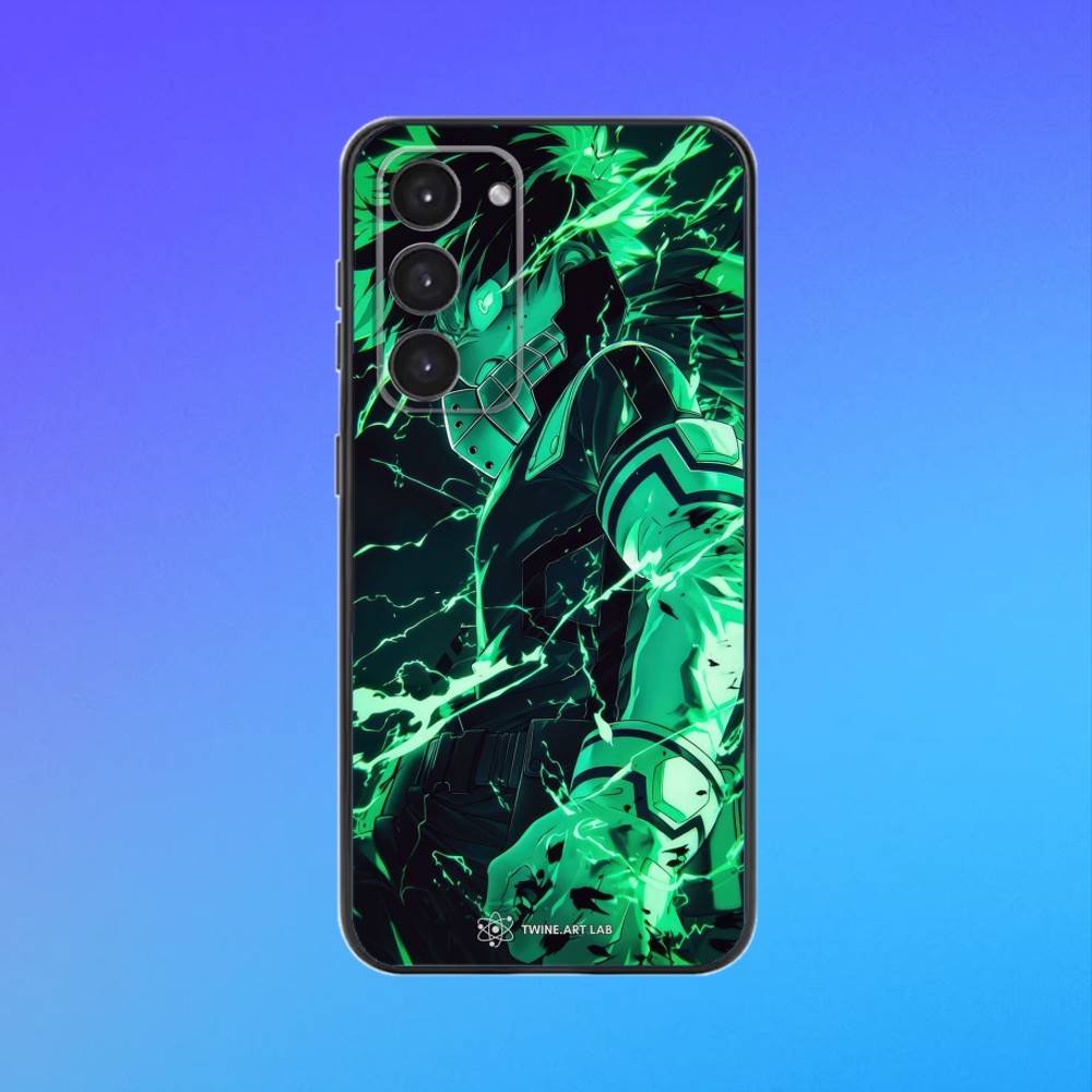 My Hero lzuku Deku Phone Case For Samsung Galaxy A73,A72,A71,A70,A53,A52,A51,Others Soft Black Cover