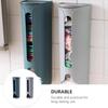 Wall Mounted Trash Bag Storage Box Pull Out Dispenser Simple Kitchen Plastic Bag Organizer Large Capacity Utility Box