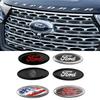 11.5x4.5cm ABS Car Front Hood Bonnet Emblem Rear Badge Accessories for MK7 Focus MK2 Fiesta Mondeo F150 Ranger Fusion Kuga