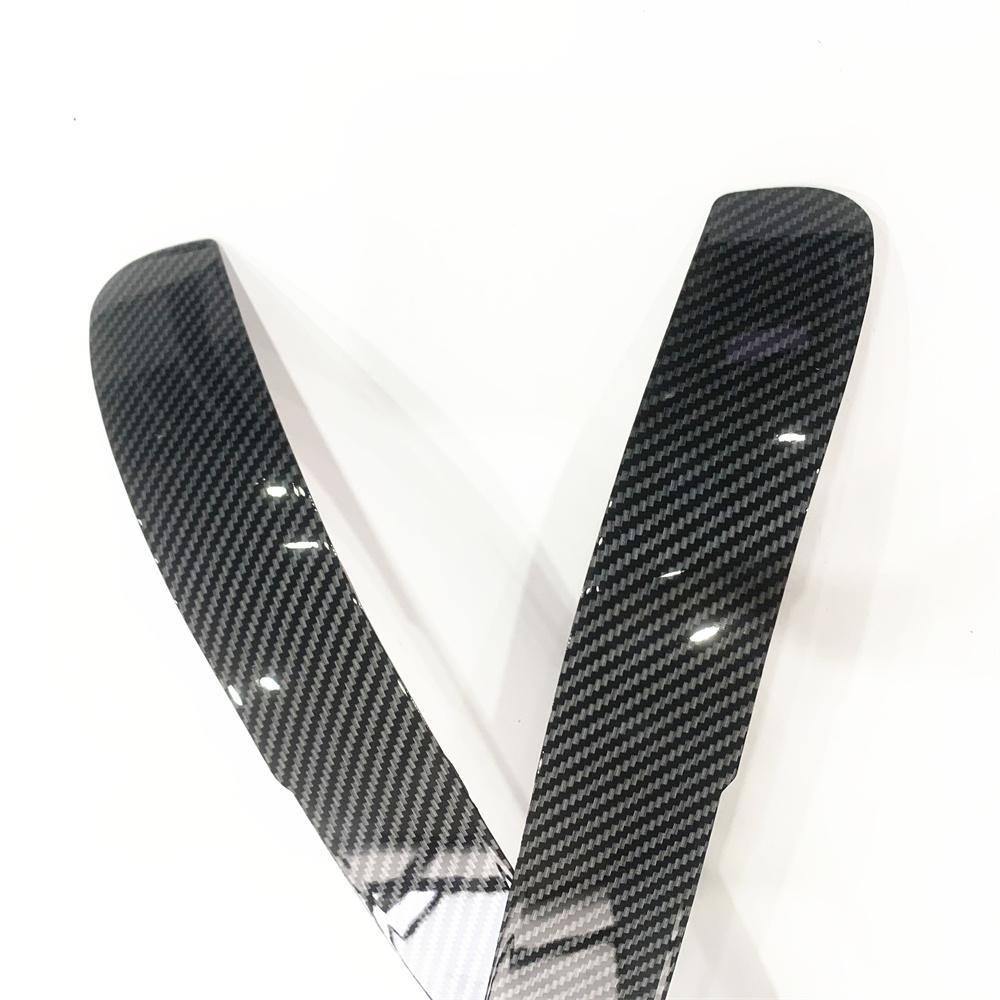 2Pcs Carbon Fiber Pattern Headlight Eyelids Eyebrows For Holden Commodore VE HSV