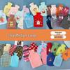 500ml Cartoon Print Hot Water Bottle with Thick Cloth Cover - Old-Fashioned Hand Warmer