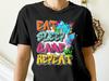 Funny Gamer Shirt, Eat Sleep Game Repeat, Funny Gaming Gift, Video Game Graffiti Tees
