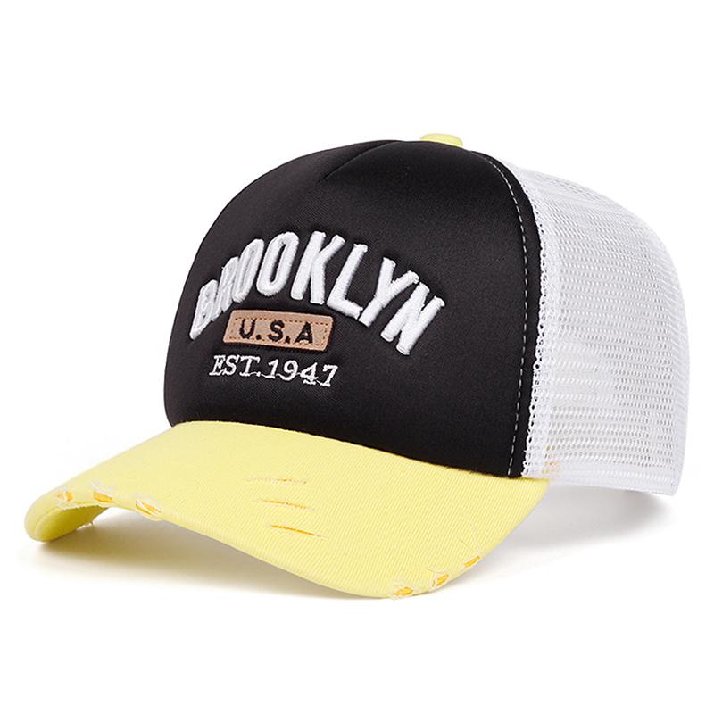 2026 New Baseball Hat BROOKLYN1947 Embroidered Hip Hop Skateboarding Hat Daily Commuting Decoration Sunshade Hat Unisex Mesh Hat