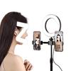 Nastavitelný stojánek na mobilní telefon se světlem na selfie pro video, fotografování a živé vysílání