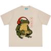 Japanese Style Funny frog meme Tshirt Unisex Unisex Fashion T Shirts Summer Shortsleeved Cotton Hiphop loose Casual T Shirts