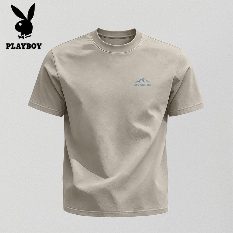 Playboy Men s Pure Cotton Short Sleeve T-Shirt 2XL