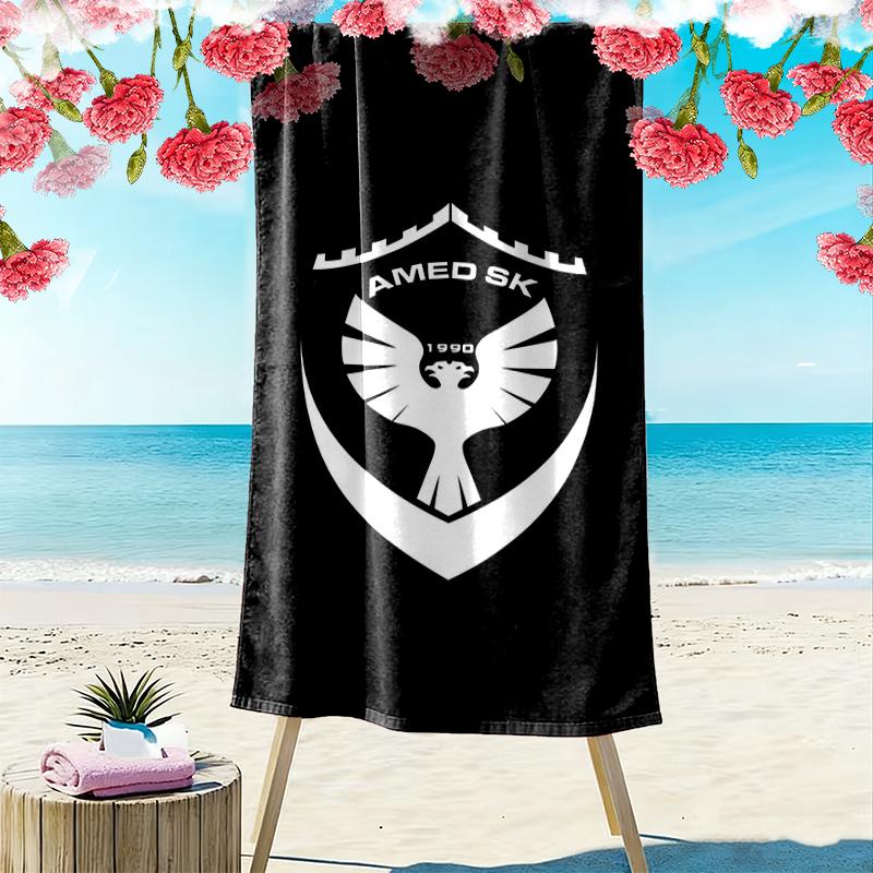 Amedspor Print Beach Towel Large Soft Quick Dry Towel For Beach Camping Swimming