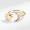 Gold Silver Ring Anti Anxiety Fidget Ring Anxiety Ring Star Moon Spinning Stress Relief Ring Spinner Meditation Ring