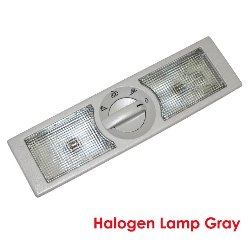 

OEM галогенная светодиодная лампа для чтения, задний внутренний купольный светильник 6Q0 947 291 для VW POLO TOURAN JETTA RAPID SEAT ALTEA 6Q0947291 Halogen Gray Light