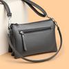 Fashionable and Fashionable Texture Middle-aged Woman Holding A Small Bag In Her Hand  Simple and Versatile One-shoulder Crossbody Bag