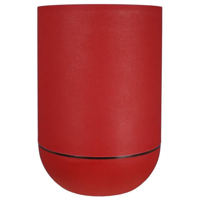 Bac à fleurs - RISS - RIVIERA GRANIT TULIPE - Plastique - Diamètre 50 cm - Rouge