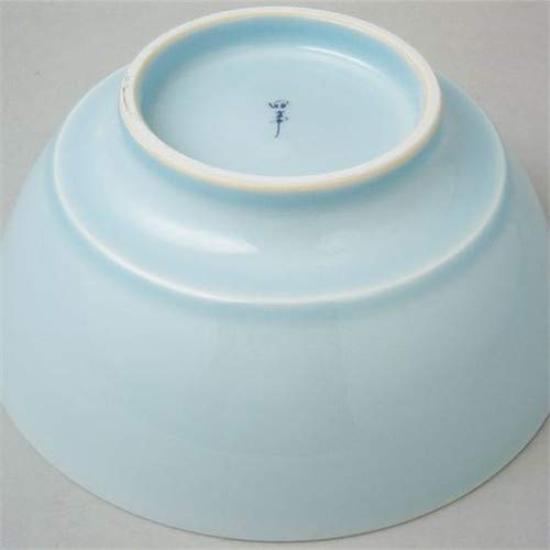 Arita Ware onkel Yamagama Ultimate Ramen blå og hvit porselensdiameter Ca. 18 x Høyde 8 cm Ramen Bowl Keramisk Keramisk Mikrobølgeovn