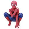 Kids Superhero Super Stretch Jumpsuit Halloween Cosplay Spider Pattern Performance Jumpsuit Movie Character Mask Set
