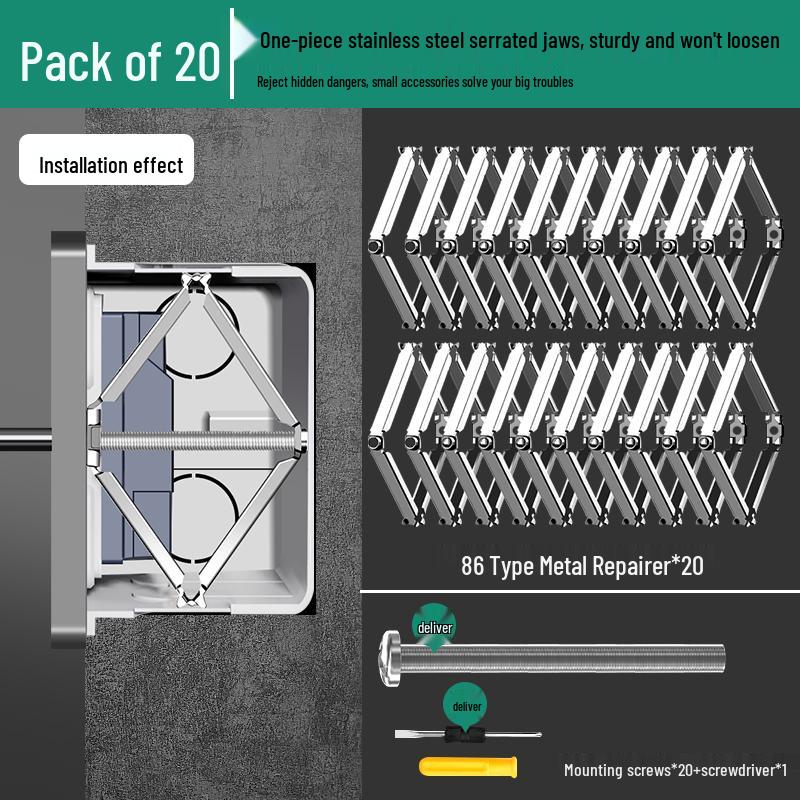 Universal Type 86 Concealed Wiring Box with Diamond Base