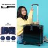 Lightweight Mini Trolley Suitcase with Combination Lock, 18-20 Inch - Ideal for Students and Kids.