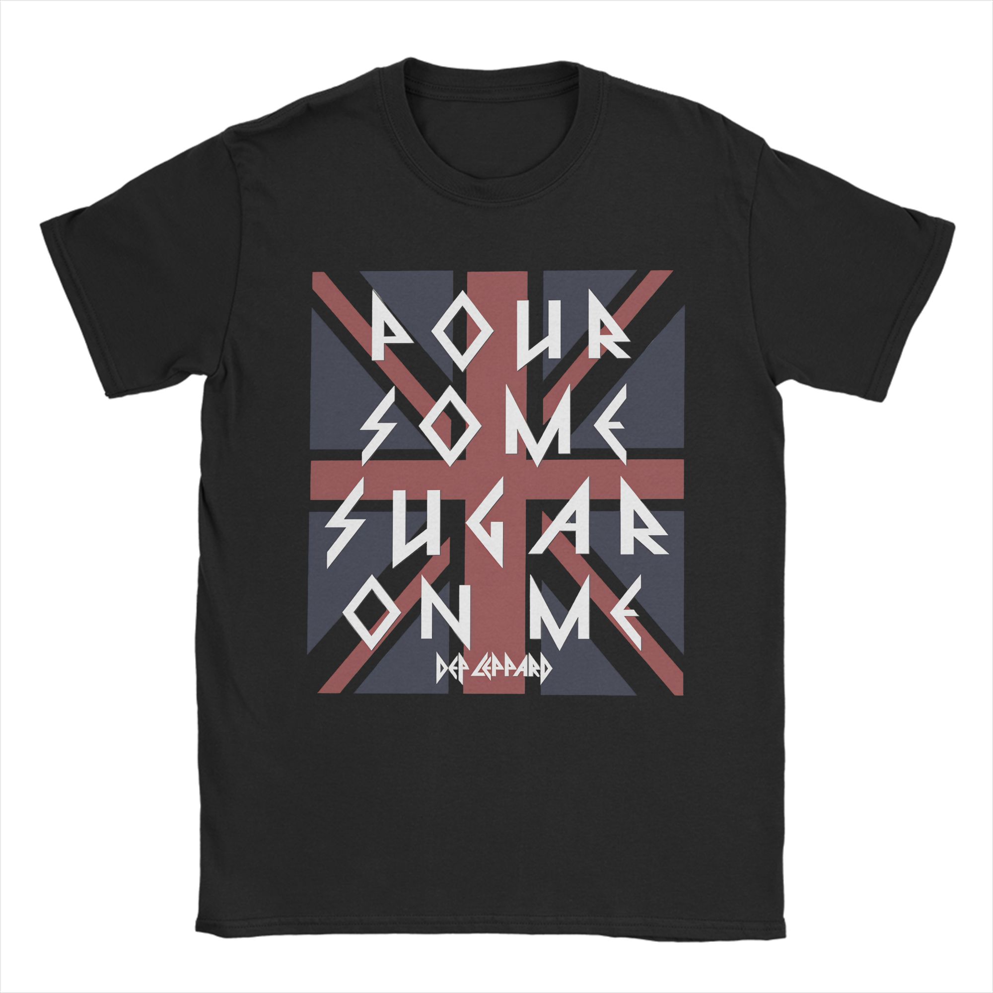 

Mens Def Leppard Rock Band T Shirts 100 Cotton Clothing Vintage Short Sleeve Round Collar Tees New Arrival TShirt S