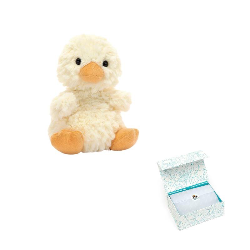 JELLYCAT Farm Animal Series Delicious Duckling Cute Doll Plush Doll 15cm Tall