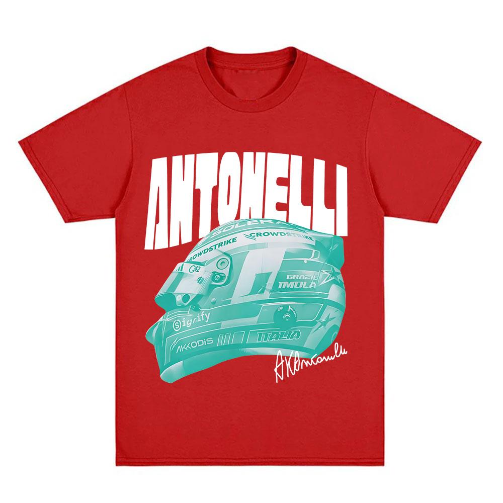 

Kimi No.12 Antonelli Racing Driver T-shirt O-neck Summer Short Sleeve Mens Tshirts Unisex Streetwear Design Graphic Print Tees Anime Tops Band T-shirt XXL