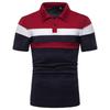 Personality Men Slim Patchwork Shirt