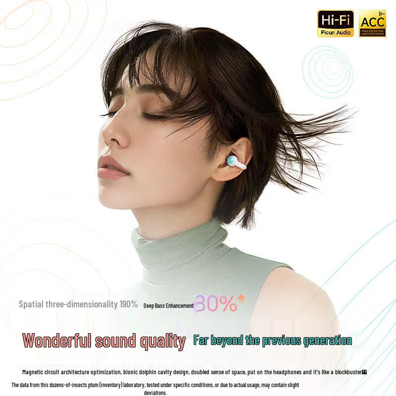 Picun W5 Open-Ear Clip True Wireless Earbuds